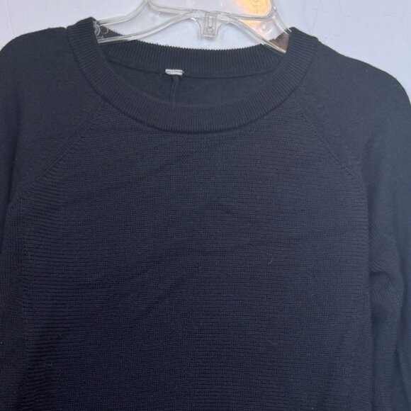 Lululemon Sit In Lotus Merino Wool Sweater Lightweight Knit Crew Top Minimal S - Picture 6 of 16